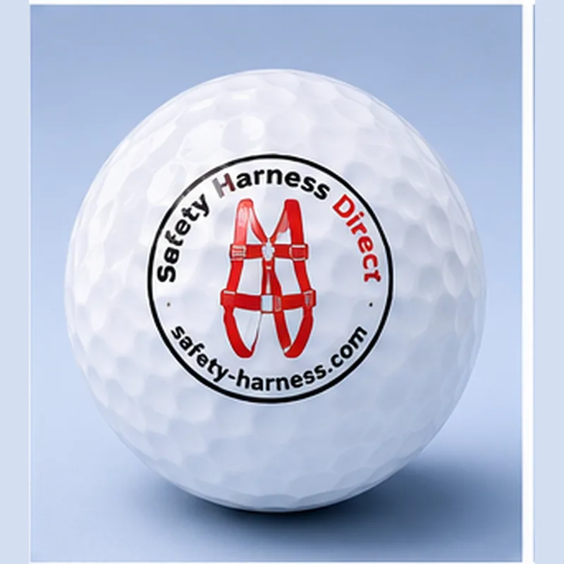 Safety Harness Direct logo printed on a golf ball