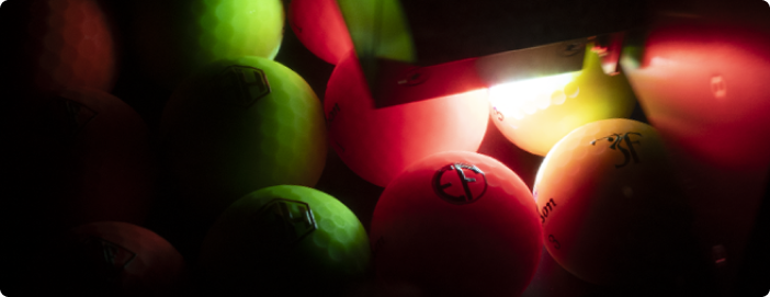 UV printed golf balls